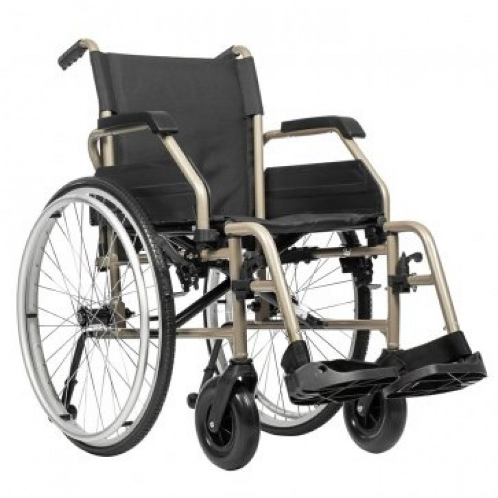 Кресло-коляска Ortonica Base Lite 200 (BASE 170) AL 18"PU (45см) алюмин.рама