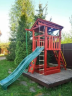 Деревянная детская площадка IgraGrad Classic Панда Фани Tower скалодром