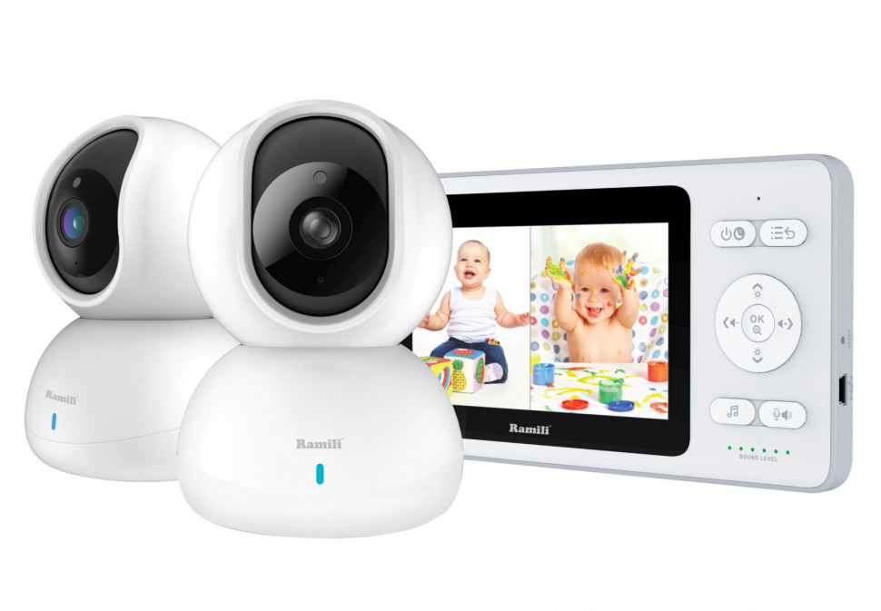 Видеоняня с двумя камерами Ramili Baby RV500X2