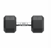 Гантель гексагональная UNIX Fit обрезиненная 15 кг / шт