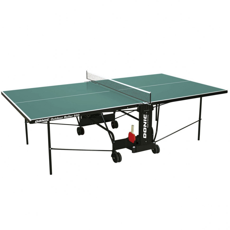 Всепогодный Теннисный стол Donic Outdoor Roller 600 зеленый