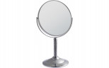 Зеркало косметическое Weisen B7"801TTC S3/C Silver наст кругл 2-стор 5-кр.ув.18 см