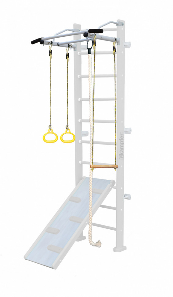 Шведская стенка Kampfer Ride Wall (№6 Жемчужный Стандарт белый турник) Шведская стенка Kampfer Ride Wall (№6 Жемчужный Стандарт белый турник)