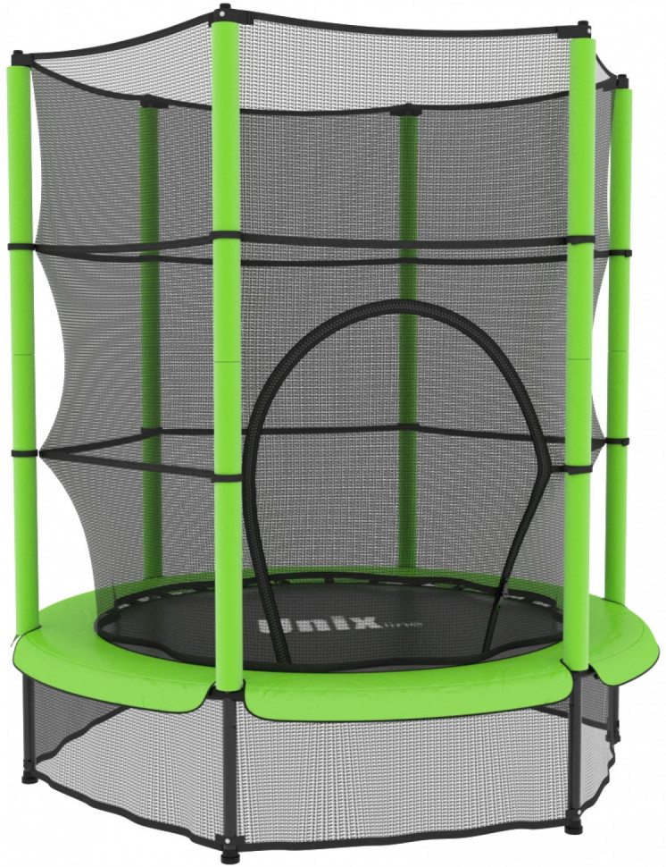 Батут UNIX line Kids 4,6 ft Green (140 cm)